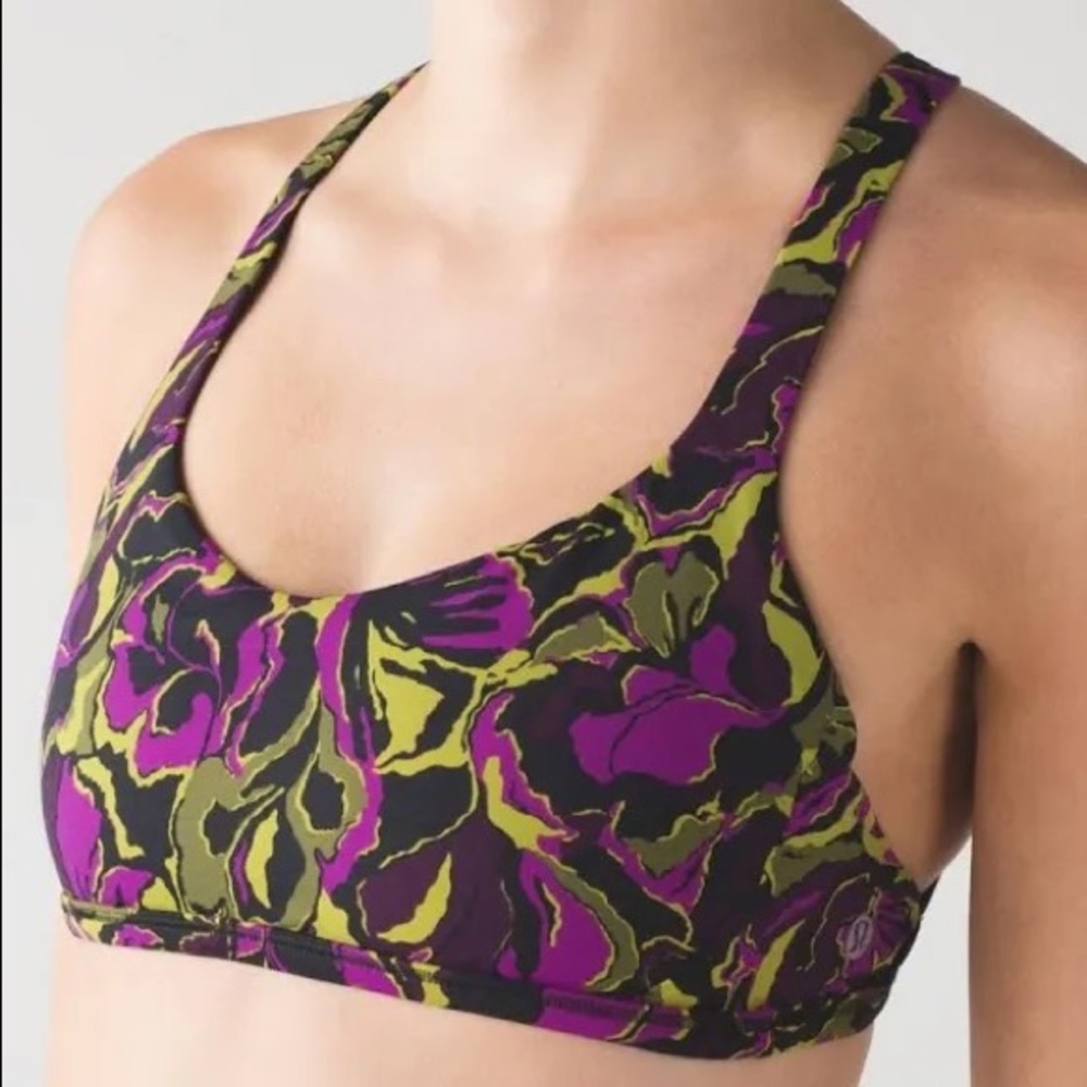 Lululemon Floral Sports Bra